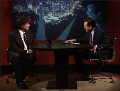 Gaiman al The Colbert Report