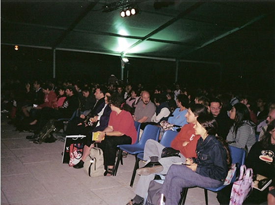 Il pubblico a Palazzo S. Sebastiano