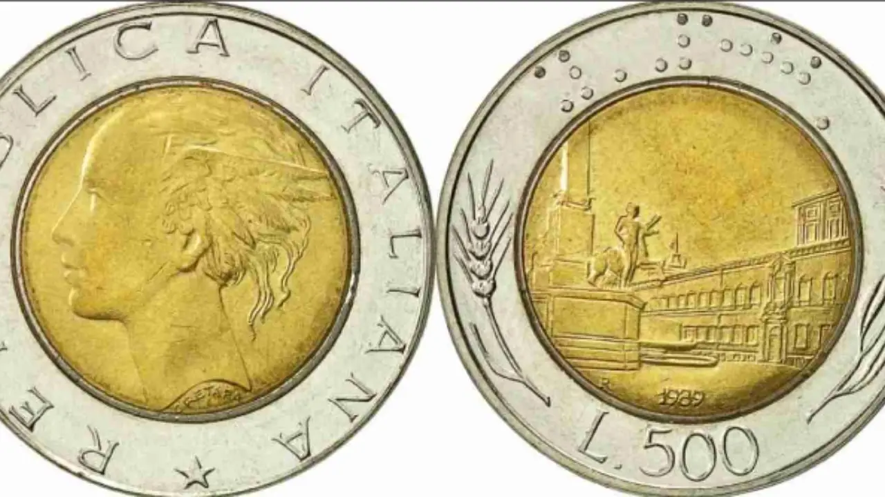 500 lire bimetalliche 1982: se manca questo dettaglio vale una fortuna