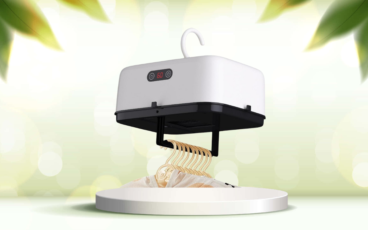 Asciugatrice portatile salvaspazio: asciuga i tuoi capi ovunque e in poco tempo